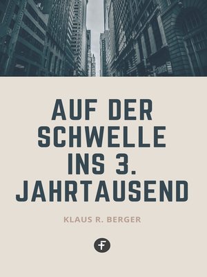 cover image of Auf der Schwelle ins 3. Jahrtausend